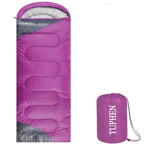 Schlafsack - 3-4 Jahreszeiten Camping Schlafsäcke für Erwachsene - kompakter Schlafsack für Wandern, Rucksacktourismus - leichtes wasserdichtes verpackbares Reisegepäck
