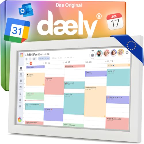 Daely® Calendar - Digitaler Kalender 15.6