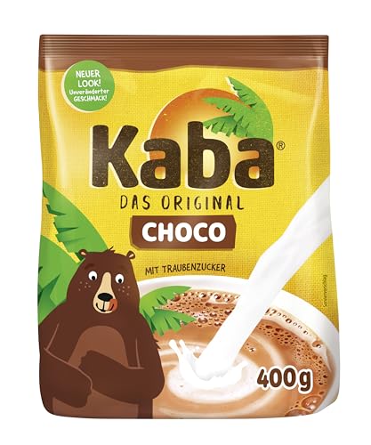 Kaba Choco 400g Beutel Trinkschokolade, das Original Kakaopulver zum Anrühren in kalter und warmer Milch