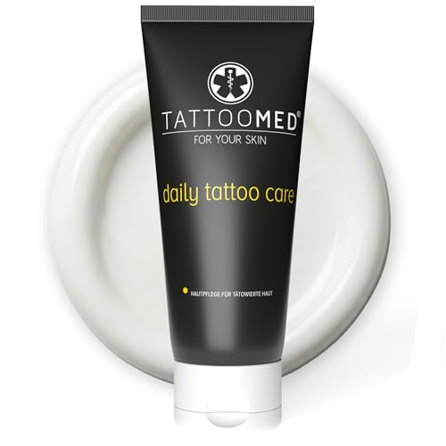 TattooMed Tattoo-Pflege für tätowierte Haut, Daily Tattoo Care Creme, 1er Pack (1 x 100 ml)