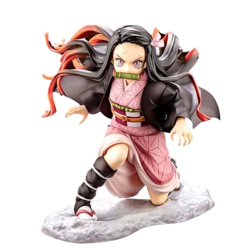 WKxinxuan Demo Slaye Figuren, 14CM Nezuko Figuren, Anime Figure Kimetsu No Yaiba Figur Nezuko Spielzeug Demo Slaye Ornamente DemoSlaye Statue Nezuk Action Figur Geschenk