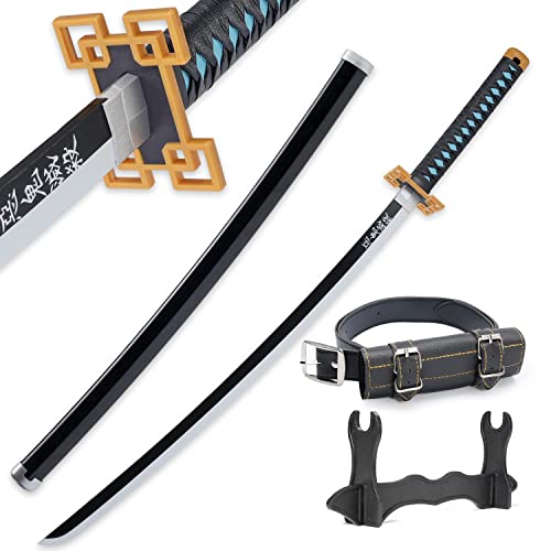 Cold Blade Muichiro Schwert - 104,1 cm Anime Katana Replik mit Gürtel und Ständer - Muichiro Schwert mit authentischem Design