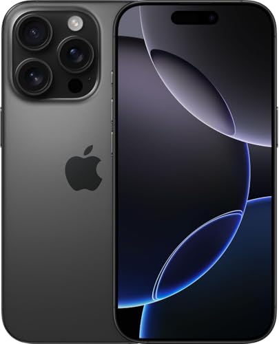 Apple iPhone 16 Pro, 128GB, Titan Schwarz (Generalüberholt)