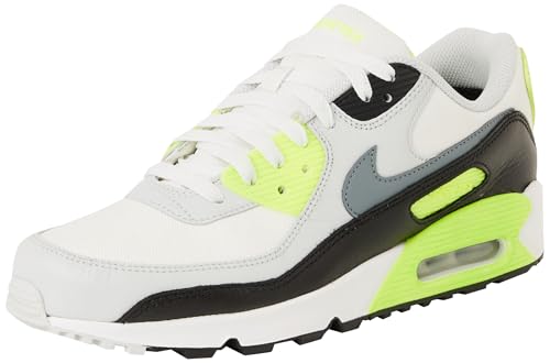 NIKE Herren Air Max 90 Gore-TEX Sneaker, Summit White Cool Grey Volt Black, 40.5 EU