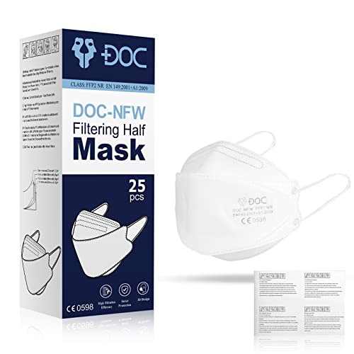 DOC Masques faciaux jetables FFP2, en sécurité EN, 25 Stück