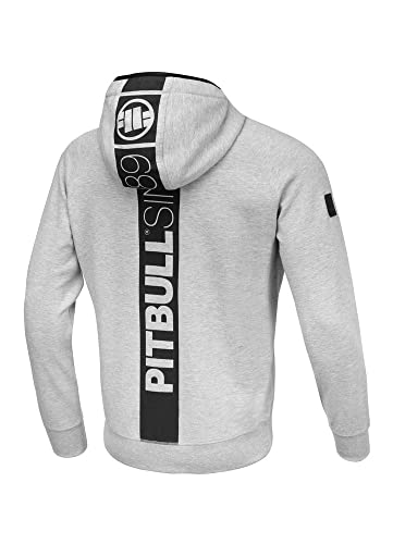 PITBULL - Sweatshirt Herren Stafford, Baumwolle und Polyester Pullover mit Kapuze, Hochwertig und Bequem Kapuzenjacke, Hoodie, Sportlicher Stil und Eleganz - L