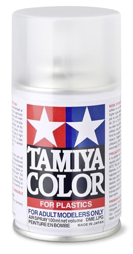 TAMIYA 85013 TS-13 Klarlack glänzend 100ml - Sprühfarbe für Plastikmodellbau, Modellbau und Bastelzubehör, Sprühfarbe für den Modellbau, 100 ml (1er Pack)