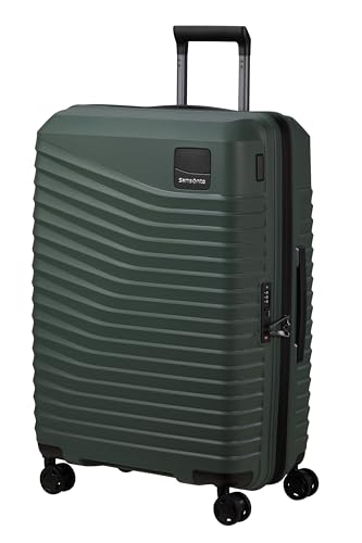 Samsonite Intuo - Spinner M, Erweiterbarer Koffer, 69 cm, 79/87 L, Grün (Olive Green)