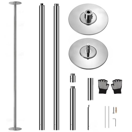 Turnstange Indoor für Zuhause – Robuster Stahl, Kein Bohren – Fitness Poledance Tanztraining – 280kg Traglast