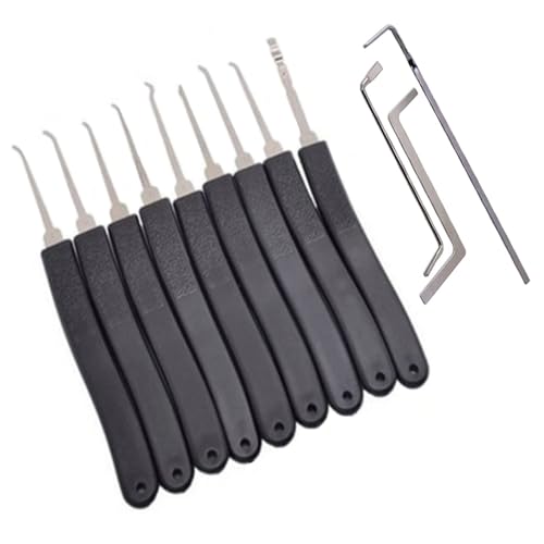 Yqleishi 11 Lockpicking Kit, [Aktualisierte Version] 11-teiliges Dietrich-Set, Anleitungen für Anfänger und Pro Schlosser
