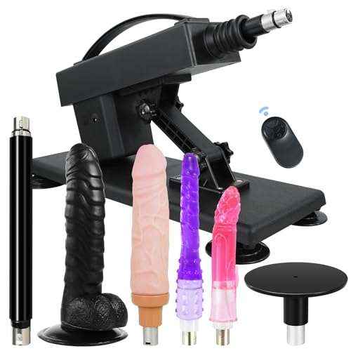 Sexmaschine,Fernbedienung Fickmaschine mit Sexspielzeug für Frauen und Mann,Automatische Sex Maschine mit 6 Dildo und Saugnapf Zubehör,3XLR Dildomaschine für Paare,Sex Toys Sexmaschinen