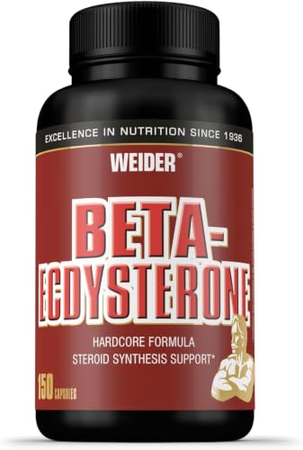 Weider - Beta-Ecdysterone Caps - Hochdosierter Spinatextrakt mit B-Vitaminen - Muskelaufbau, Immunsystem stärken, Müdigkeit reduzieren - 150 Kapseln