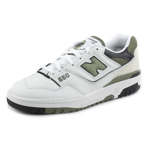 New Balance BB550DOB 550 Herren White Dark Olivine Black Bb550dob EU 45
