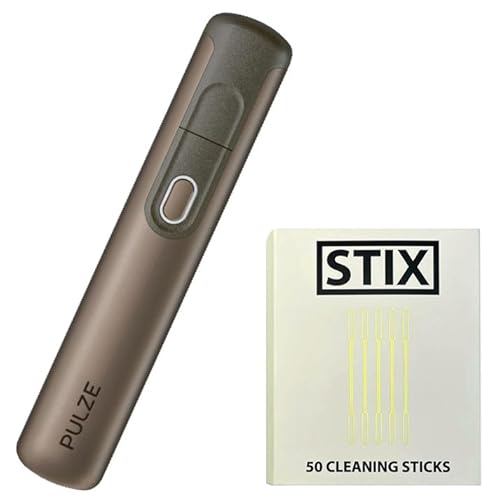PULZE 2.0 Tabakerhitzer + 50 STIX Reinigungsstäbchen - kompatibel mit IQOS Heets - Mokka