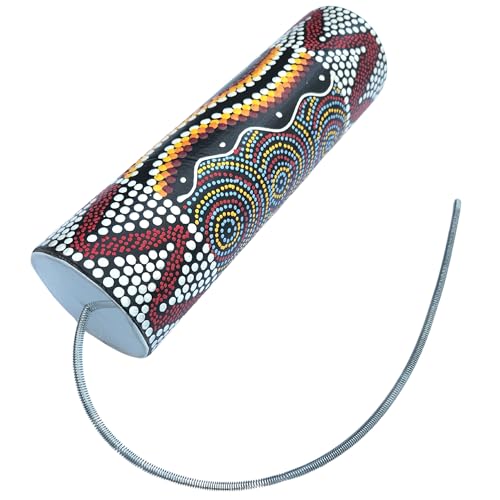 Handgefertigtes Donnerrohr – Feder-Percussionsinstrument - Federtrommel, die einen Donnerklang erzeugt - 25 x 7,5 cm