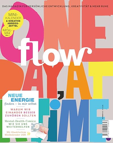 Flow Nummer 95 (1/2026): Das Magazin für persönliche Entwicklung, Kreativität & mehr Ruhe