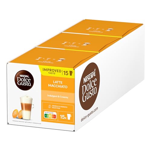 NESCAFÉ DOLCE GUSTO Latte Macchiato Kaffeekapseln 3er Vorratspack (3 x 30 Kapseln)