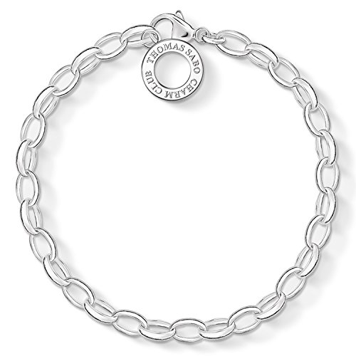 Thomas Sabo Damen Charm-Armband Classic Charm Club 925 Sterling Silber X0031-001-12
