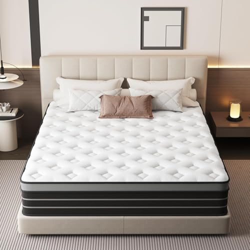 CBAEC-RSN Matratze 180x200 cm Boxspringbett Härtegrad H3, Geeignet für Kinder und Erwachsene, Öko-Tex Zertifiziert, Ergonomische 7 Zonen Matratze Höhe 20 cm