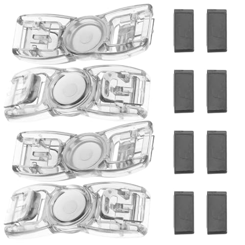 BESPORTBLE Schwimmbrille Verschluss 4Er Set Kunststoff Ersatzverschluss FüR Schwimmen ZubehöR Schnelle Montage Und Sicherer Halt FüR Wassersport