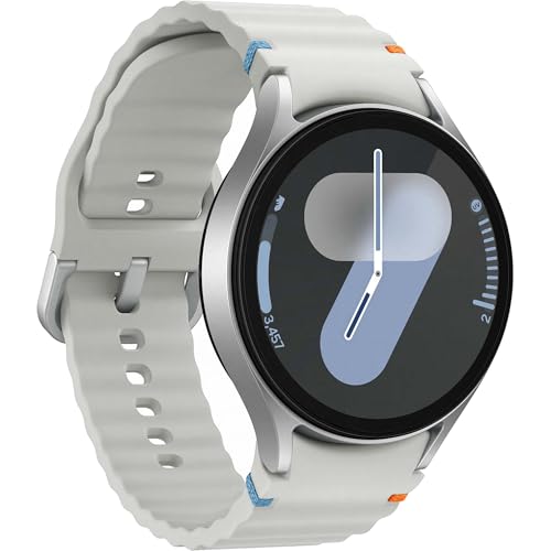 Samsung Galaxy Watch7 44 mm intelligente Uhr mit Sportband Gummi Bandgröße: M/L Anzeige 3,7 cm 1.47