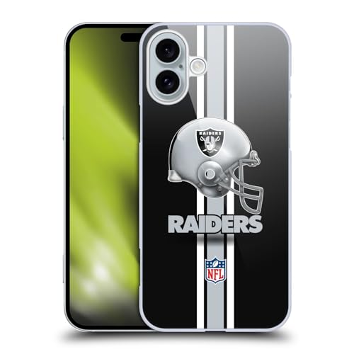 Head Case Designs Offizielle NFL Helm Las Vegas Raiders Logo Harte Rueckseiten Handyh�lle H�lle Huelle kompatibel mit Apple iPhone 16