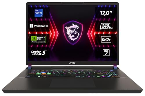 MSI Vector 17 HX, Gaming Laptop, 17,0