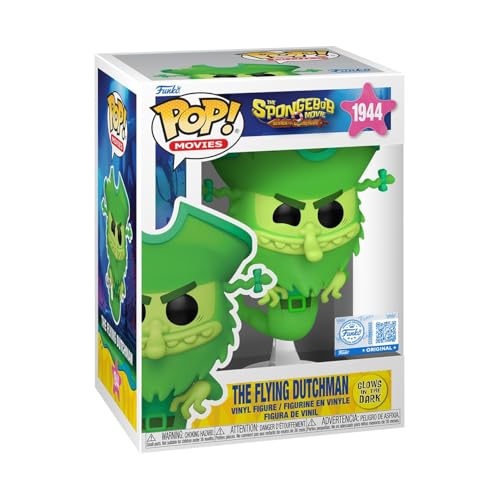 Funko Pop! Movies: The Spongebob Movie - The Flying Dutchman - Leuchtet Im Dunkeln - Spongebob Squarepants - Amazon-Exklusiv - Vinyl-Sammelfigur - Geschenkidee - Offizielle Handelswaren