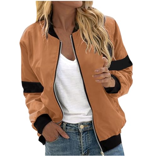 Generisch Bomberjacke Damen Übergangsjacke leicht kurz Oversized