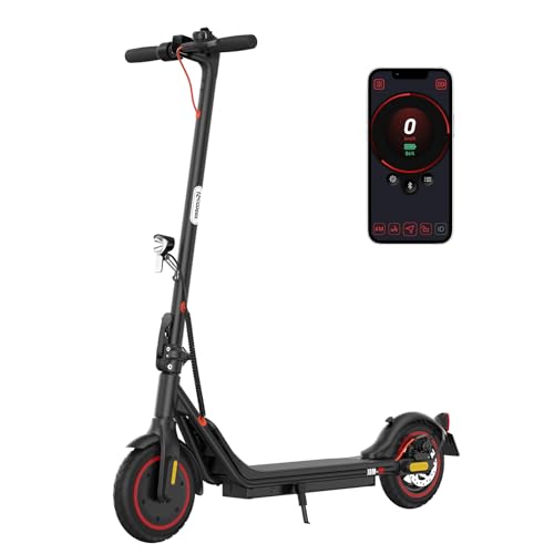 500W E Scooter mit Straßenzulassung für Erwachsene mit Smart-App-Steuerung-Max 20km Reichweite, ABE Faltbarer E Roller mit 8.5 Zoll Luftreifen, Elektroroller Max. 20 km/h Geschwindigkeit