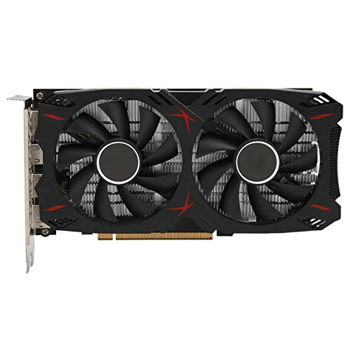 GTX 1060 6 GB Grafikkarte, GDDR5 192 Bit PCI Express 3.0 X 16 PC Gaming Video Grafikkarte GPU Unterstützung 4K für Gaming PC, Dual Lüfter Kühlsystem, DP HDMI DVI Anschlüsse