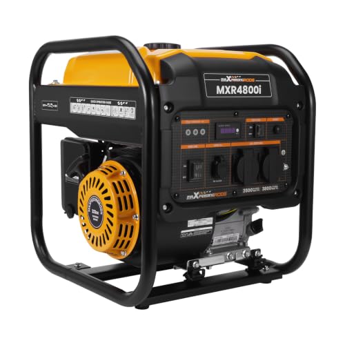 maXpeedingrods 3800W Inverter Stromgenerator Benzin mit Two 230V und USB