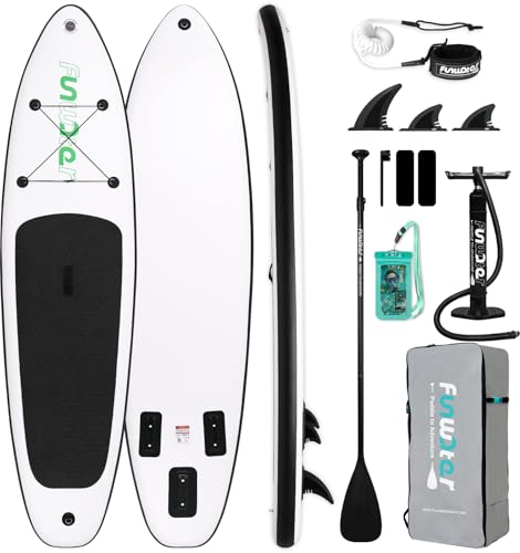FunWater Aufblasbares Stand Up Paddle Board, Ultra-Leicht SUP Board