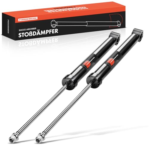 Frankberg 2x Stoßdämpfer Gasdruck Hinterachse Kompatibel mit B.o.r.a 1J2 1998-2005 Golf IV 1J1 1997-2003 New Beetle 1C1 9C1 1Y7 1998-2010, Polo 6C1 6R1 9N 2001-2021