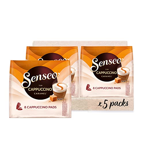 Senseo Pads Cappuccino Caramel, 5 x 8 Getränke, 40 Kaffeepads