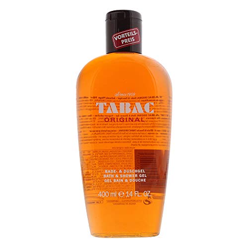 TABAC ORIGINAL Duschgel: Bade- & Showergel für Männer, klassischer Männerduft mit holzig-würzigen Aromen, Feuchtigkeit & Pflege, Made in Germany, 400 ml