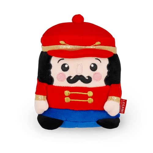 LEGAMI - Super Soft! Plush Plüsch, Nutcracker Thema, Mini Größe, mit personalisierbarer ID Karte, Steht alleine, 14x17x13 cm