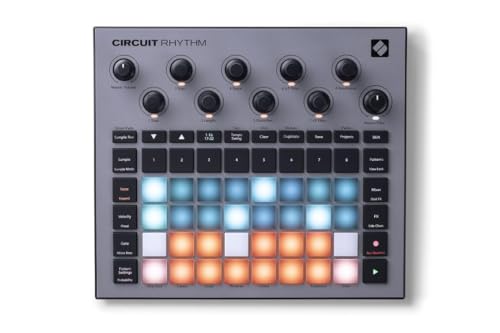 Novation Circuit Rhythm: Sampler und Groovebox mit acht Sample-Spuren für die Erstellung und Performance von Beats.