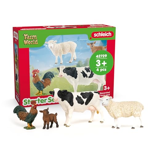 schleich 42729 Farm World Bauernhof Starter-Set, ab 3 Jahren, Farm World - Spielfigur, 8 x 25 x 19 cm