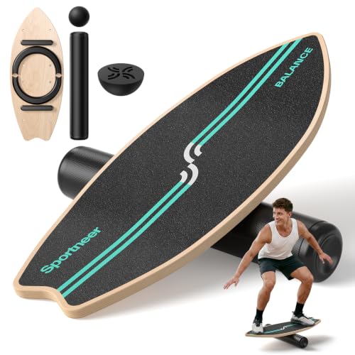 Sportneer Surfin Balance Board Erwachsene 8-in-1, Sicher, rutschfest 200 KG