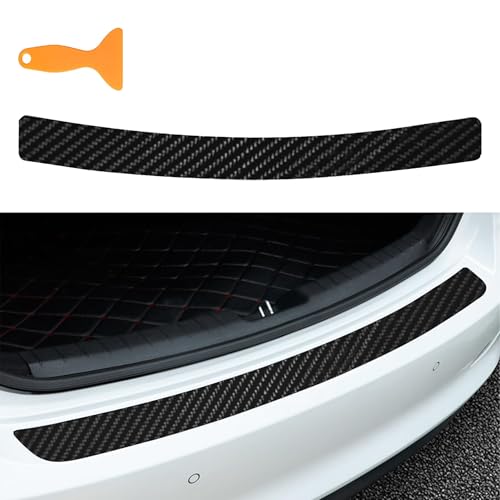 Flaconi Ladekantenschutz Auto, Schutz für Autotür, Ladekantenschutz Kofferraum, Universeller Stoßstangenschutz Selbstklebend, für Die Meisten Autos (Schwarz)