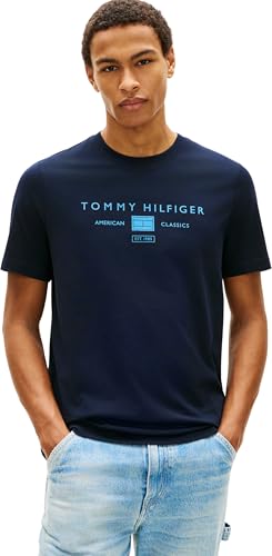 Tommy Hilfiger Brand Love Mono Stack Tee - XL