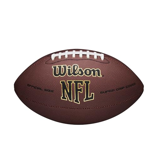 Wilson NFL Super Grip Fußball, braun, Official