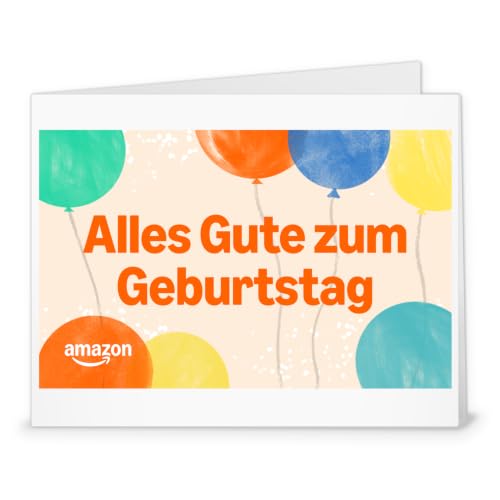 Amazon Gutschein zum Ausdrucken - Alles Gute zum Geburtstag