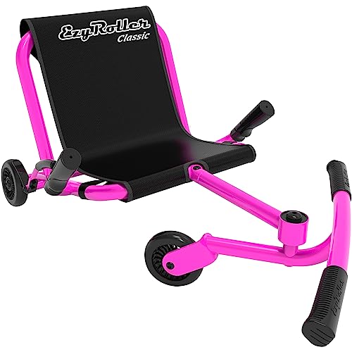 Ezyroller Classic Kinder Go Kart Drift Trike für 4 bis 14 Jahre | Gokart Dreirad bis 70 kg | Kinder Fahrzeuge für draußen 1 Sitzer, bis 70 kg belastbar | Tretfahrzeug (pink)