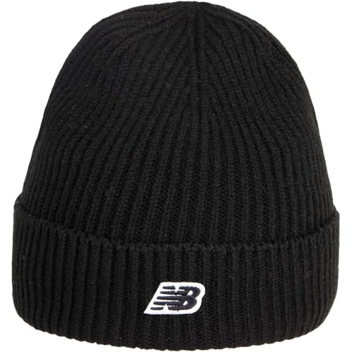 New Balance Beanie Wintermütze (DE/NL/SE/PL, Alphanumerisch, Einheitsgröße, Black)