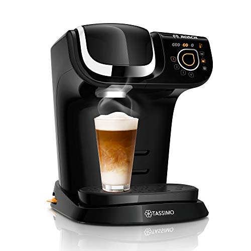 Tassimo My Way 2 Kapselmaschine TAS6502 mit Wasserfilter, über 70 Getränke, Getränkepersonalisierung, Kaffeevielfalt, einfache Zubereitung, 1.500 Watt, schwarz