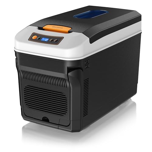 Brandson - Kühlbox 32 Liter elektrisch – Thermobox – 12v 230v – kühlt und wärmt – mit Kfz-Anschluss – extra leiser ECO Modus – für kalte und warme Speisen – für zu Auto Boot Camping Garten u.v.m.