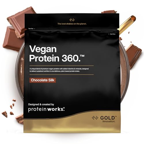 Protein Works | Vegan Protein 360 - Gold, Chocolate Silk, 1kg