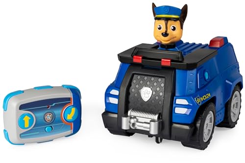 PAW PATROL Chases ferngesteuertes Polizeiauto mit Fernbedienung, Spielzeug für Kinder ab 3 Jahren, Batteriebetrieben